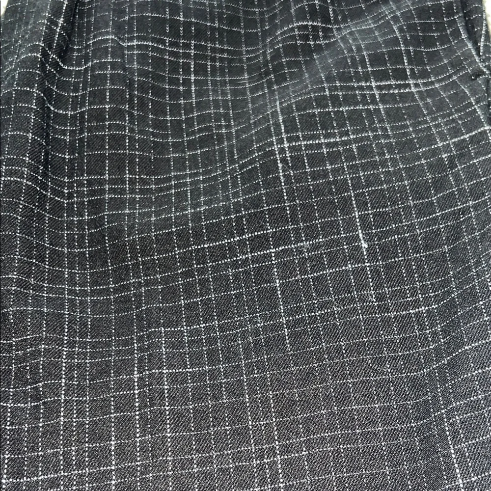 ASOS Black Checkered Chinos